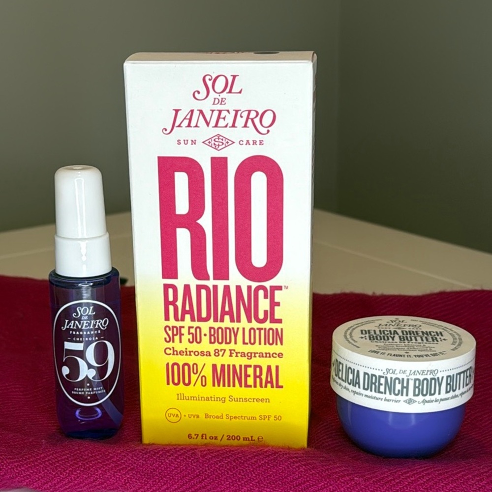 Sol de Janeiro Rio Radiance, Scent 59 (RARE), and Body Butter Bundle!!